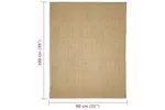 Sisal Rug For Scratching Post 80x100 Cm Sisal Rug For Scratching Post 80x100 Cm