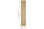 Sisal Rug For Scratching Post 66x350 Cm Sisal Rug For Scratching Post 66x350 Cm