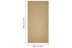 Sisal Rug For Scratching Post 100x200 Cm Sisal Rug For Scratching Post 100x200 Cm