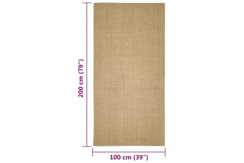 Sisal Rug For Scratching Post 100x200 Cm Sisal Rug For Scratching Post 100x200 Cm