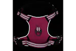 Dog Harness With Reflective Stripes Adjustable Pink L Dog Harness With Reflective Stripes Adjustable Pink L