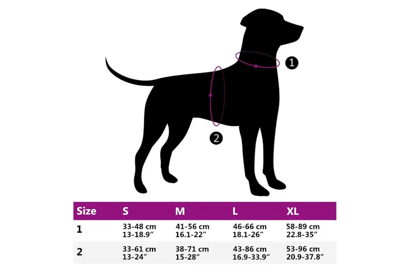 Dog Harness With Reflective Stripes Adjustable Pink L Dog Harness With Reflective Stripes Adjustable Pink L