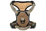 Dog Harness With Reflective Stripes Adjustable Brown L Dog Harness With Reflective Stripes Adjustable Brown L