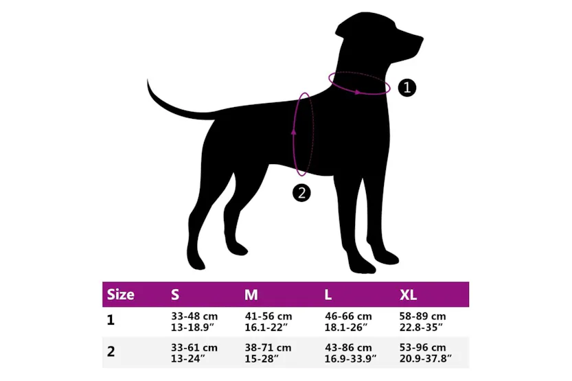 Dog Harness With Reflective Stripes Adjustable Brown L Dog Harness With Reflective Stripes Adjustable Brown L