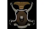 Dog Harness With Lead Collar Adjustable Brown M Dog Harness With Lead Collar Adjustable Brown M