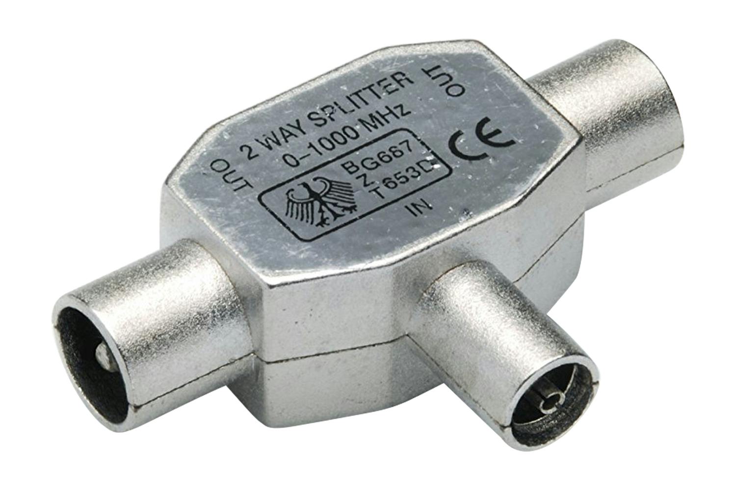 G&BL 2XF Splitter Inductive Antenna Connector | 1m