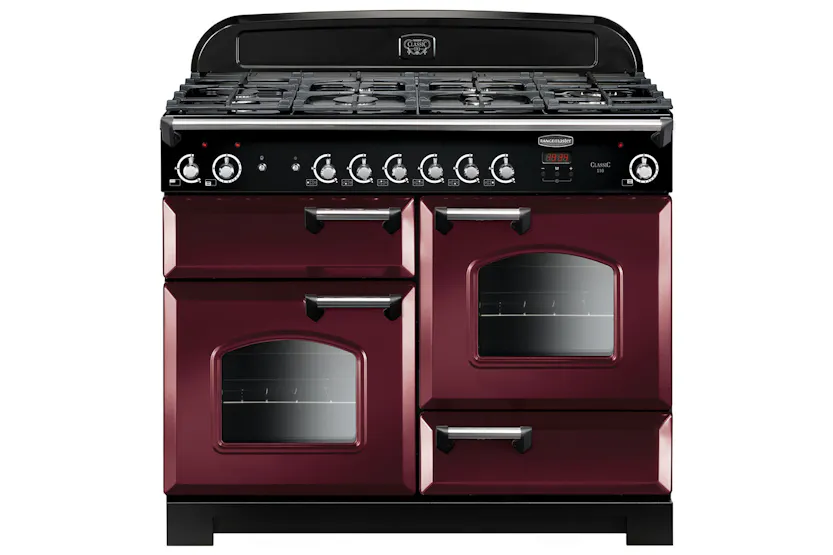 Rangemaster Classic 110cm Gas Range Cooker | CLA110NGFCY/C | Cranberry Rangemaster Classic 110cm Gas Range Cooker | CLA110NGFCY/C | Cranberry