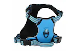Dog Harness With Lead Collar Adjustable Blue L Dog Harness With Lead Collar Adjustable Blue L