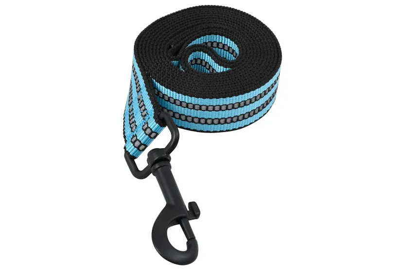 Dog Harness With Lead Collar Adjustable Blue L Dog Harness With Lead Collar Adjustable Blue L