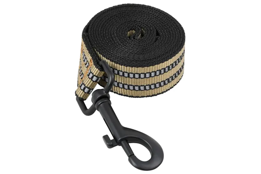 Dog Harness With Lead Collar Adjustable Camouflage Brown L Dog Harness With Lead Collar Adjustable Camouflage Brown L