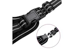 Dog Harness With Reflective Stripes Adjustable Black Xl Dog Harness With Reflective Stripes Adjustable Black Xl