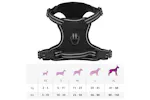 Dog Harness With Reflective Stripes Adjustable Black Xl Dog Harness With Reflective Stripes Adjustable Black Xl