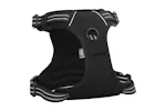 Dog Harness With Lead Collar Adjustable Black S Dog Harness With Lead Collar Adjustable Black S