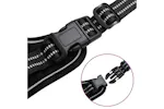 Dog Harness With Reflective Stripes Adjustable Black M Dog Harness With Reflective Stripes Adjustable Black M