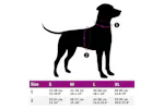 Dog Harness With Reflective Stripes Adjustable Blue L Dog Harness With Reflective Stripes Adjustable Blue L