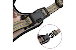 Dog Harness With Reflective Stripes Adjustable Camouflage Brown L Dog Harness With Reflective Stripes Adjustable Camouflage Brown L