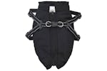 Dog Coat With Harness Waterproof Reflective Black L Dog Coat With Harness Waterproof Reflective Black L