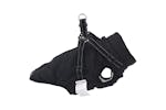 Dog Coat With Harness Waterproof Reflective Black L Dog Coat With Harness Waterproof Reflective Black L