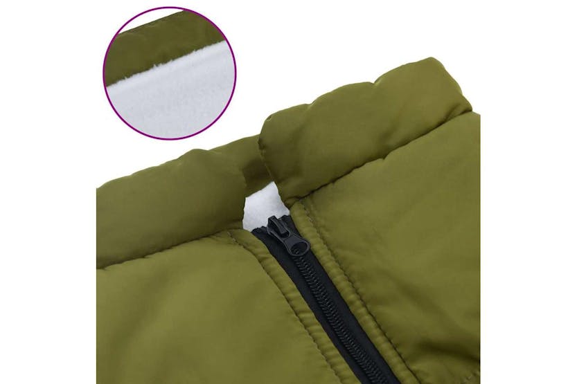Dog Coat With Harness Waterproof Reflective Army Green 3xl Dog Coat With Harness Waterproof Reflective Army Green 3xl