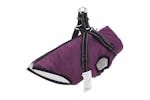Dog Coat With Harness Waterproof Reflective Purple Xl Dog Coat With Harness Waterproof Reflective Purple Xl