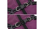 Dog Coat With Harness Waterproof Reflective Purple Xl Dog Coat With Harness Waterproof Reflective Purple Xl