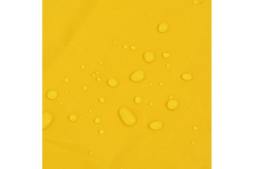 Dog Raincoat With Reflective Strips Polyester Yellow 2xl Dog Raincoat With Reflective Strips Polyester Yellow 2xl