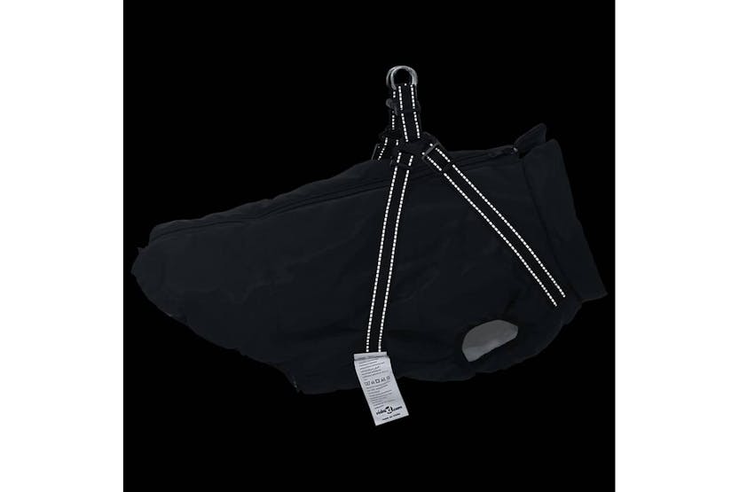 Dog Coat With Harness Waterproof Reflective Black 3xl Dog Coat With Harness Waterproof Reflective Black 3xl