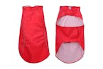 Dog Raincoat With Reflective Strips Polyester Red 3xl Dog Raincoat With Reflective Strips Polyester Red 3xl