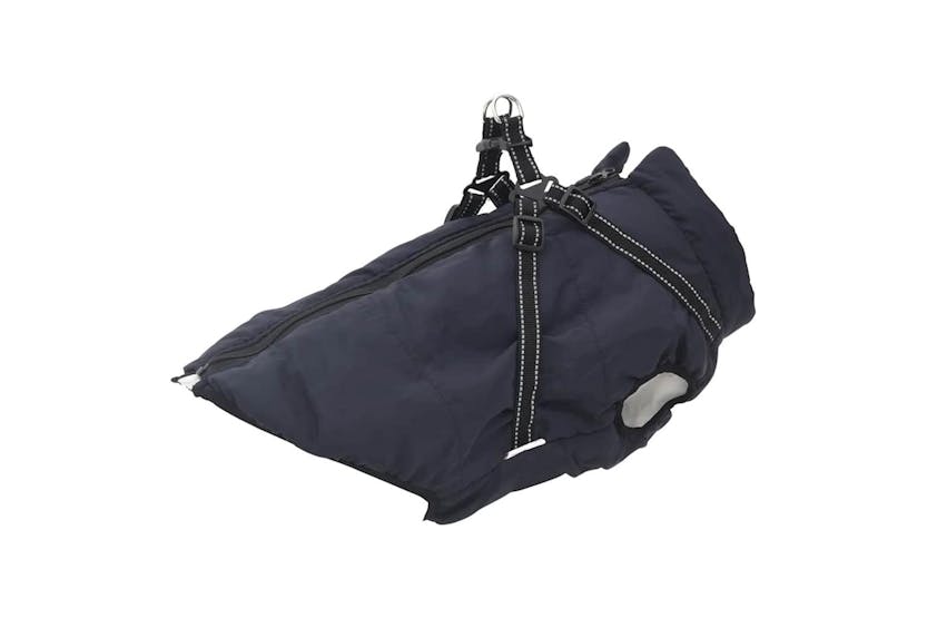 Dog Coat With Harness Waterproof Reflective Navy Blue 3xl Dog Coat With Harness Waterproof Reflective Navy Blue 3xl