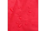 Dog Raincoat With Reflective Strips Polyester Red M Dog Raincoat With Reflective Strips Polyester Red M