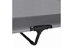 Raised Dog Bed Light Grey 127 X 81 X 108 Cm Fabric And Steel Raised Dog Bed Light Grey 127 X 81 X 108 Cm Fabric And Steel