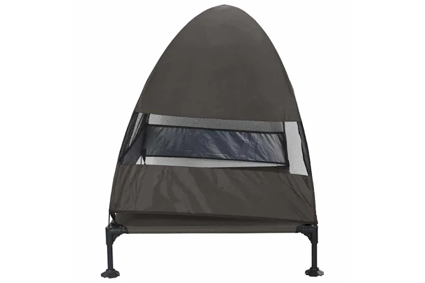Raised Dog Bed Folding Brown 127 X 81 X 108 Cm Fabric And Steel Raised Dog Bed Folding Brown 127 X 81 X 108 Cm Fabric And Steel