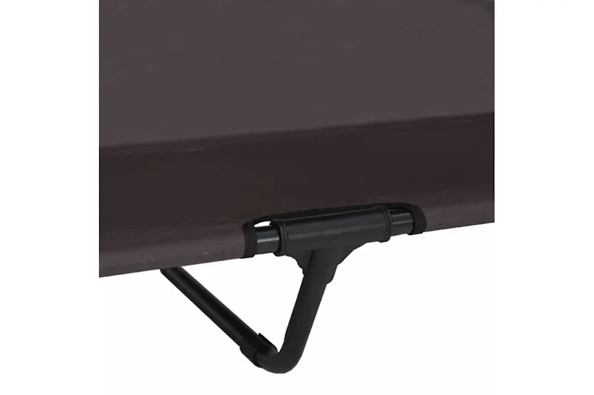 Raised Dog Bed Folding Brown 127 X 81 X 108 Cm Fabric And Steel Raised Dog Bed Folding Brown 127 X 81 X 108 Cm Fabric And Steel