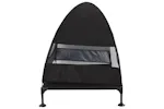 Raised Dog Bed Folding Black 127 X 81 X 108 Cm Fabric And Steel Raised Dog Bed Folding Black 127 X 81 X 108 Cm Fabric And Steel