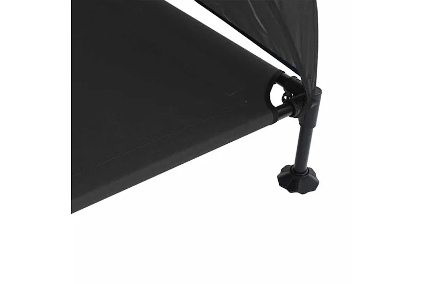 Raised Dog Bed Folding Black 127 X 81 X 108 Cm Fabric And Steel Raised Dog Bed Folding Black 127 X 81 X 108 Cm Fabric And Steel