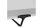 Raised Dog Bed Silver Grey 127 X 81 X 108 Cm Fabric And Steel Raised Dog Bed Silver Grey 127 X 81 X 108 Cm Fabric And Steel