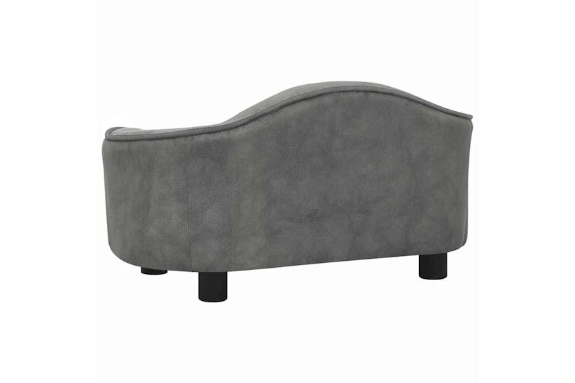 Dog Sofa Grey 67x47x36 Cm Plush Dog Sofa Grey 67x47x36 Cm Plush