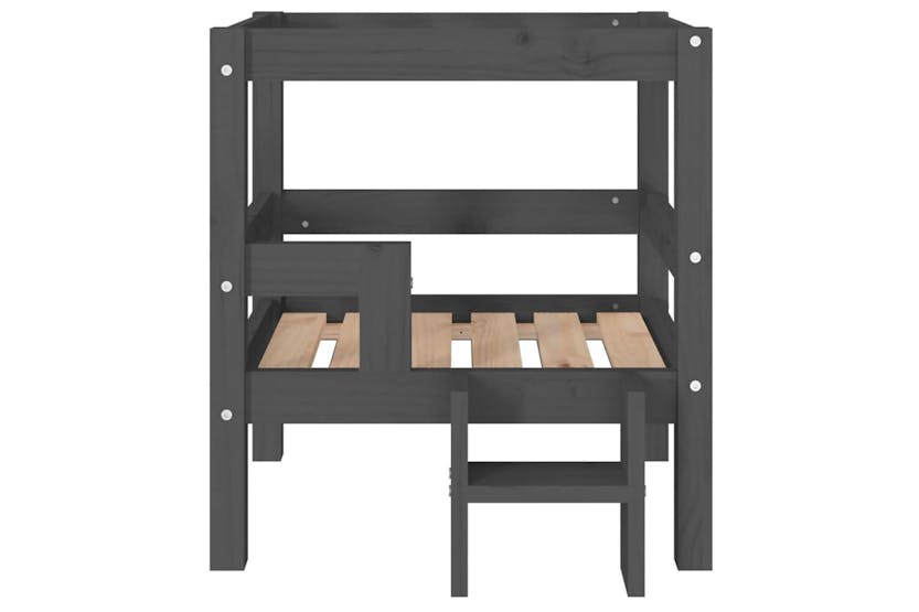 Dog Bed Grey 555x535x60 Cm Solid Wood Pine Dog Bed Grey 555x535x60 Cm Solid Wood Pine