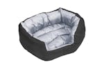 Reversible Washable Dog Cushion Grey And Black 65x50x20 Cm Reversible Washable Dog Cushion Grey And Black 65x50x20 Cm