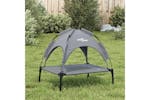 Dog Bed With Canopy Anthracite Oxford Fabric And Steel Dog Bed With Canopy Anthracite Oxford Fabric And Steel