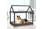 Dog Bed Grey 101x70x90 Cm Solid Wood Pine Dog Bed Grey 101x70x90 Cm Solid Wood Pine