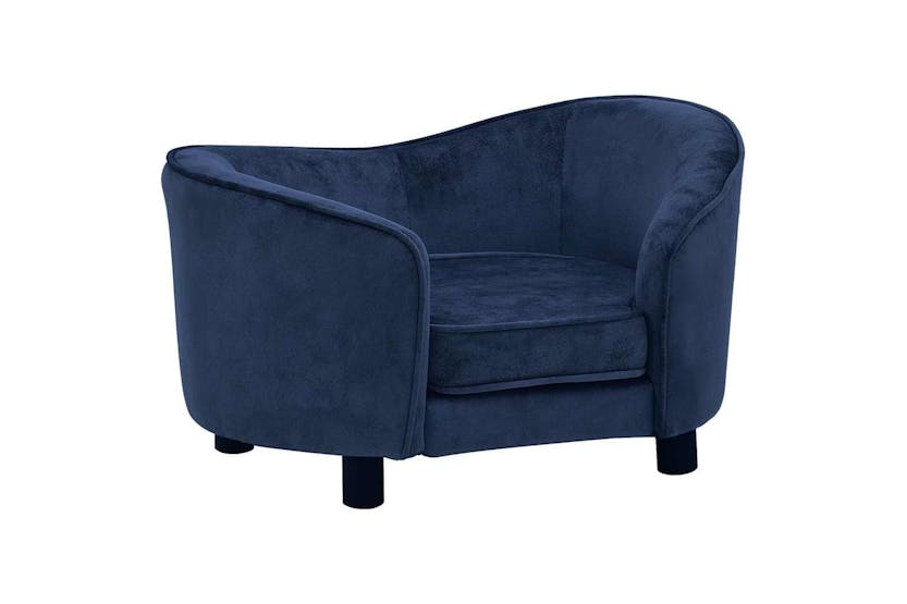 Dog Sofa Blue 69x49x40 Cm Plush Dog Sofa Blue 69x49x40 Cm Plush