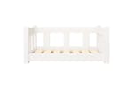 Dog Bed White 655x505x28 Cm Solid Wood Pine Dog Bed White 655x505x28 Cm Solid Wood Pine