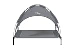 Dog Bed With Canopy Anthracite Oxford Fabric And Steel Dog Bed With Canopy Anthracite Oxford Fabric And Steel