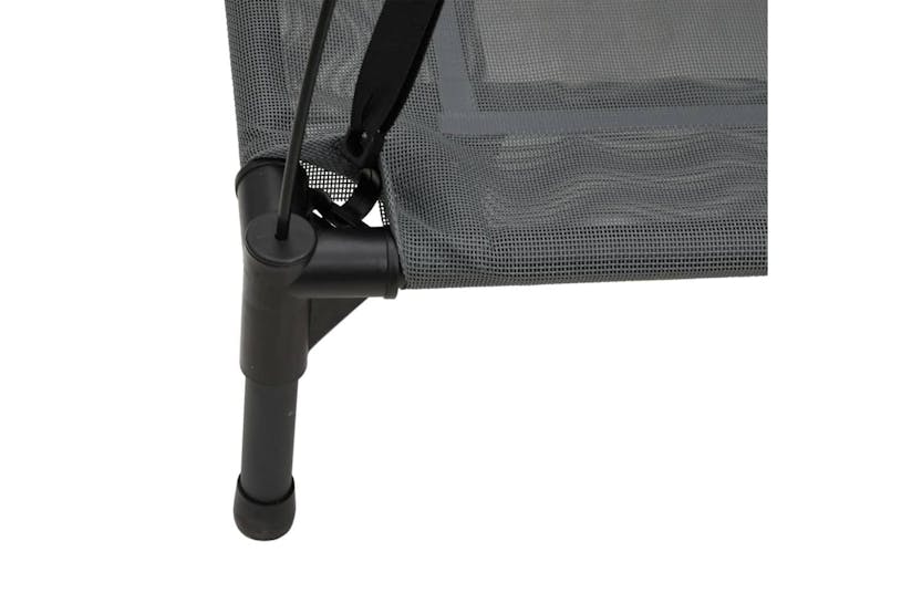 Dog Bed With Canopy Anthracite Oxford Fabric And Steel Dog Bed With Canopy Anthracite Oxford Fabric And Steel