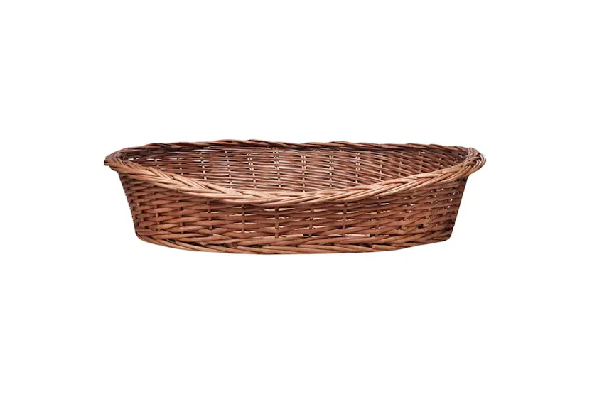 Willow Dog Basketpet Bed Natural 90 Cm Willow Dog Basketpet Bed Natural 90 Cm