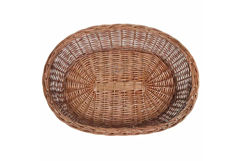 Willow Dog Basketpet Bed Natural 90 Cm Willow Dog Basketpet Bed Natural 90 Cm