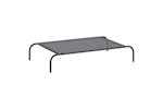 Elevated Dog Bed Grey 110x65x20 Cm Textilene And Steel Elevated Dog Bed Grey 110x65x20 Cm Textilene And Steel