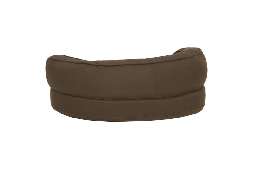 Ergonomic Dog Bed Mattress 60x42 Cm Linen Look Brown Ergonomic Dog Bed Mattress 60x42 Cm Linen Look Brown