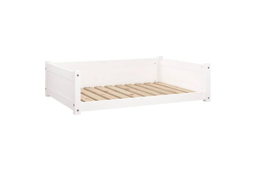 Dog Bed White 955x655x28 Cm Solid Pine Wood Dog Bed White 955x655x28 Cm Solid Pine Wood